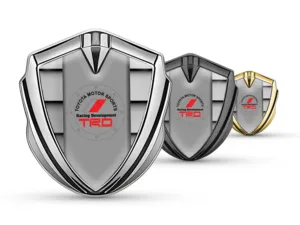 Toyota Car Badge Racing Design Glossy Finish